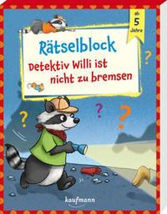 Rätselblock - Detektiv Willi ist nicht zu bremsen
