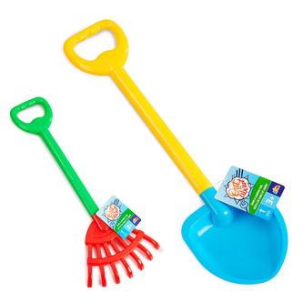 Hračky na písek - zahradní nářadí, plast