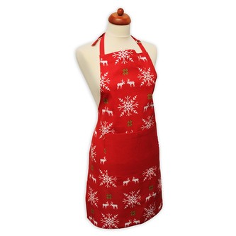 HOME ELEMENTS Kuchyňská zástěra 60*80 cm, Vločky