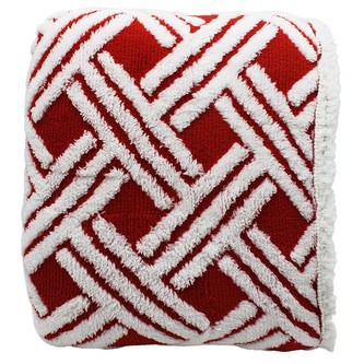 HOME ELEMENTS Beránková deka s jacquard vzorem 150 x 200 cm, 480 GSM