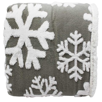 HOME ELEMENTS Beránková deka s jacquard vzorem 150 x 200 cm, 480 GSM