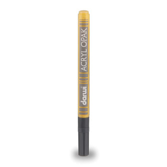 DARWI ACRYL fixa tenká - Okrově žlutá 3 ml
