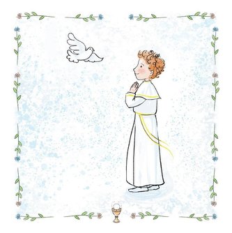 Kartka okolicznościowa. I Komunia 02