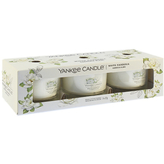 Yankee Candle Sada votivních svíček ve skle White Gardenia 3 x 37 g unisex