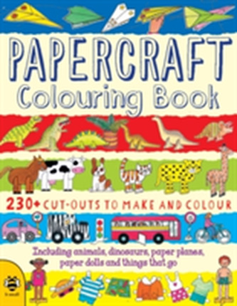 Papercraft Colouring Book
