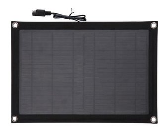 Technaxx Solární nabíječka, 12V 10W,  TX-209, černá
