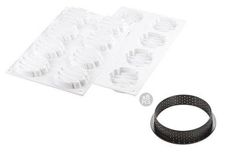 Sada na tartaletky Tarte Honore 8cm - Silikomart