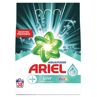Ariel prací prášek Lenor barevné prádlo 38 PD