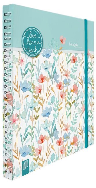 Mein Lehrerplaner A5+, Ringbindung  Blumenwiese  Lehrerkalender für das Schuljahr 2023/2024