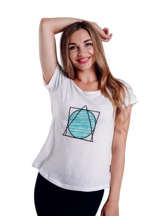 Triko White Divergence - L