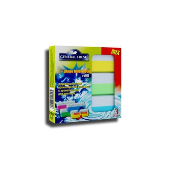 GF dvoufázový tripack náhrad do wc MIX 3x40g