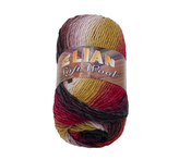 Příze SOFT WOOL - červená - 100g / 134 m
