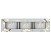 Yankee Candle Sada votivních svíček ve skle Smoked Vanilla & Cashmere 3 x 37 g unisex
