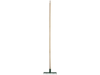 hrábě 10z d.27,5cm ocel S NÁSADOU 140cm PROFI český výrobek