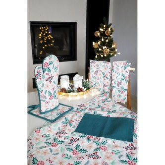 HOME ELEMENTS Kuchyňská zástěra 60*80 cm, Cesmína