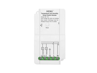 Smart ovladač teploty a vlhkosti MOES Temperature and Humidity Switch Module MS-103 WiFi Tuya