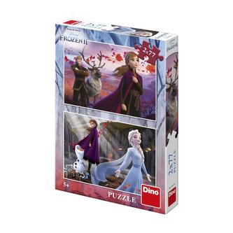 Ledové království II - puzzle 2 x 77 dílků Ledové království II - puzzle 2 x 77 dílků