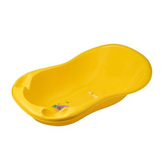 Anatomická vanička s výpustí 86 cm MONSTERS žlutá
