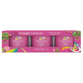Yankee Candle Sada votivních svíček ve skle Art in the Park 3 x 37 g unisex
