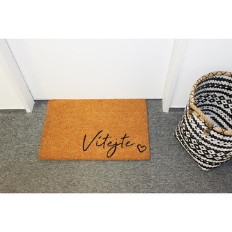 HOME ELEMENTS Rohož 40x60 cm, Vítejte srdce