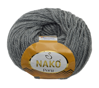 Příze PERU - šedá - 100g / 130 m