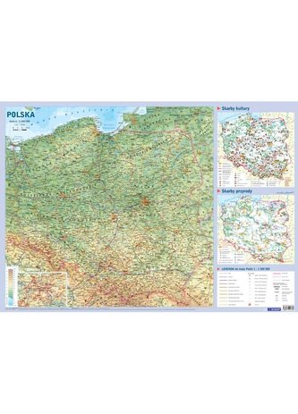 Mapa w tubie: Świat (Fizyczna)