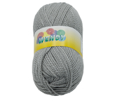 Příze WENDY - světle šedá - 100g / 190 m