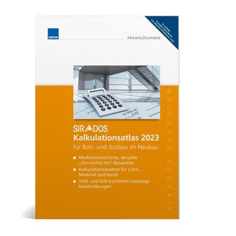 SIRADOS Kalkulationsatlas Neubau 2023