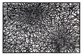 Prostírání WESTA černá 30x45 cm Mybesthome