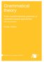 Grammatical theory : From transformational grammar to constraint-based approaches