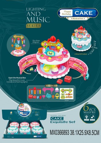 Hrací set narozeninový dort