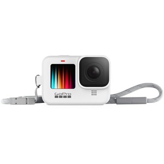 GoPro silikonové pouzdro + šnůrka HERO9/HERO10 bílé