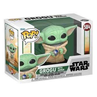 Funko POP TV: Star Wars The Book of Bobba Fett - Grogu w/Armor