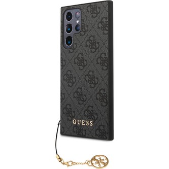 Guess 4G Charms kryt Samsung Galaxy S23 Ultra šedý