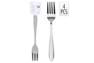 Vidlička, jídelní, sada 4 ks