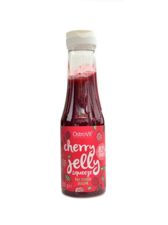 Ostrovit - Cherry jelly squeeze 350 g višňové želé
