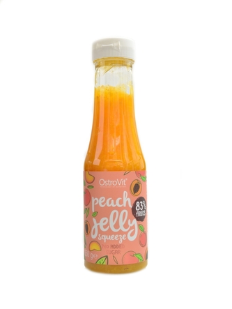 Ostrovit - Peach jelly squeeze 350 g broskvové želé