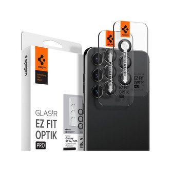 Spigen Glass EZ Fit Optik Pro 2 Pack tvrzené sklo na fotoaparát Samsung Galaxy S23/S23+