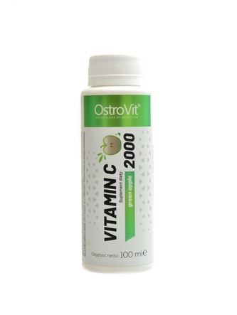 Ostrovit - Vitamin C 2000 shot 100 ml zelené jablko