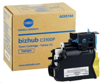 Minolta Toner TNP-50Y, žlutý do bizhub C3100P (5k)