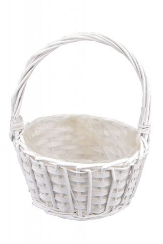 Proutěný koš s uchem 29x20 cm