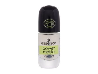Essence Power Matte Lak na nehty Top Coat 8 ml pro ženy