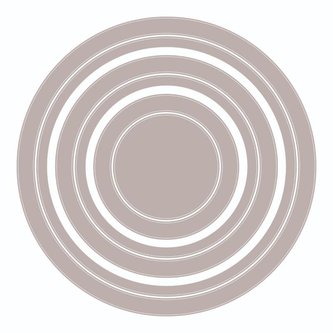 Sizzix Framelits Vyřezávací kovové šablony - Kruhy 6 ks