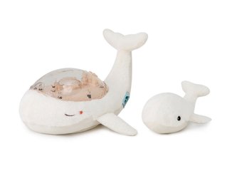 Noční světlo s projekcí a hudbou Velryba White