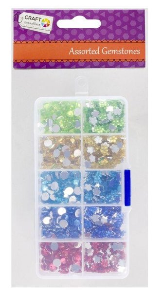 Dekorační kamínky v plastovém boxu Dekorační kamínky v plastovém boxu