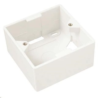 Solarix Krabice/box na omítku pro zásuvky bílý SX9-0-WH