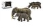 Zvířátka safari ZOO 14cm sada plast 2 ks v krabičce 16x11x9,5cm / 2 druhy