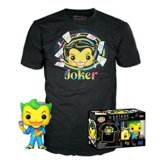 Funko POP! & Tee Box: DC - Joker (BKLT) M