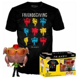 Funko POP! & Tee Box: Friends - Monica w/turkey M