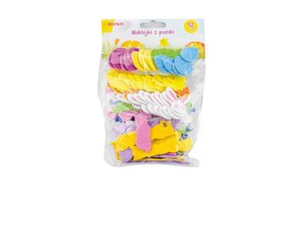 Naklejki wielkanocne z pianki 92szt